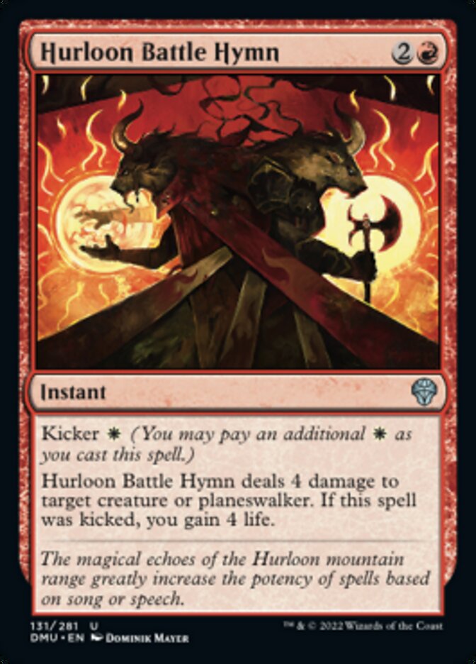 Hurloon Battle Hymn [Dominaria United] [Foil]
