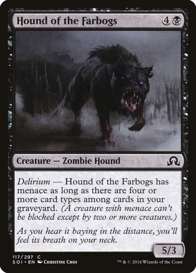 Hound of the Farbogs [Shadows over Innistrad] [Foil]