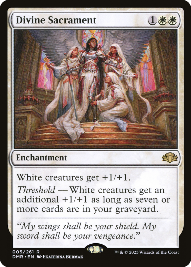 Divine Sacrament [Dominaria Remastered] [Foil]