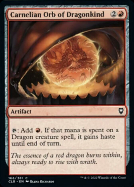 Carnelian Orb of Dragonkind [Commander Legends: Battle for Baldur's Gate] [Foil]