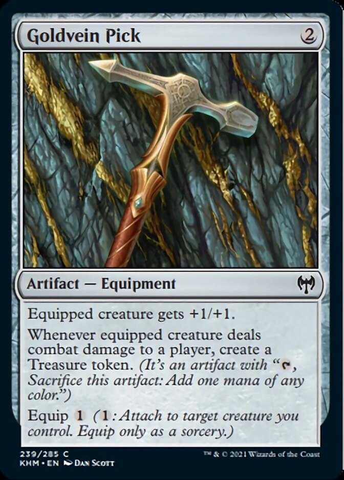 Goldvein Pick [Kaldheim] [Foil]