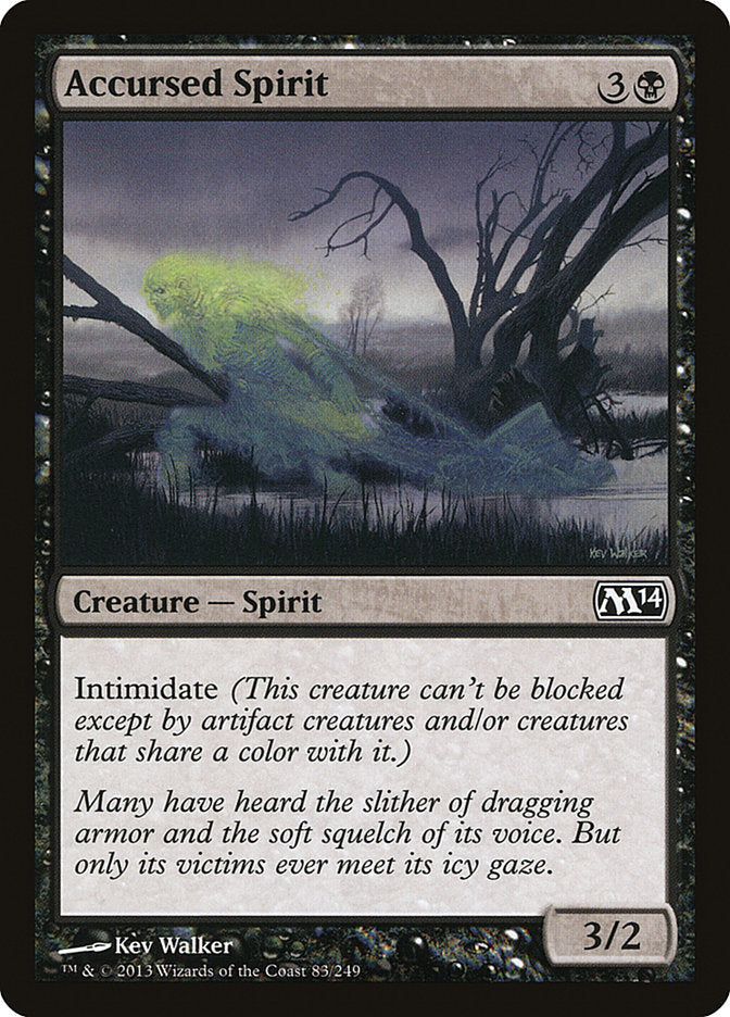 Accursed Spirit [Core Set 2014] [Foil]