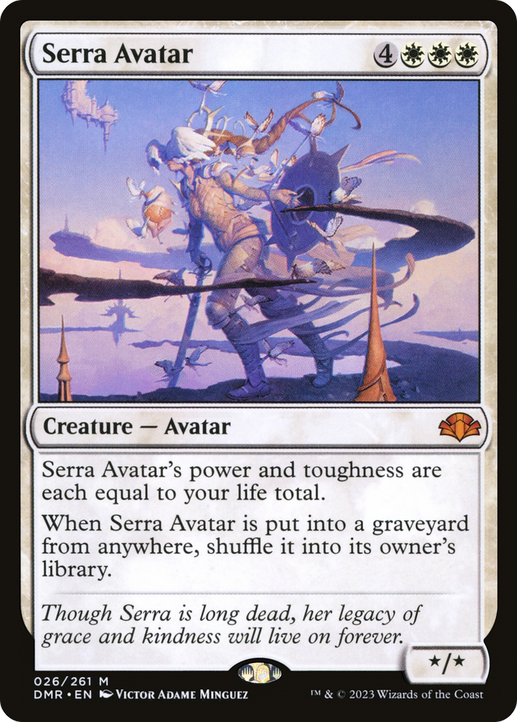 Serra Avatar [Dominaria Remastered] [Foil]
