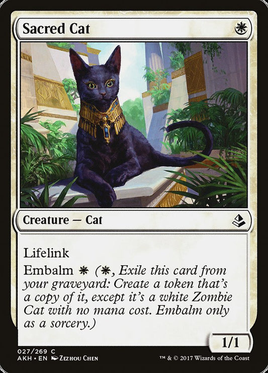 Sacred Cat [Amonkhet] [Foil]