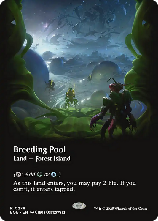 Breeding Pool (Borderless) [Edge of Eternities] [Foil]