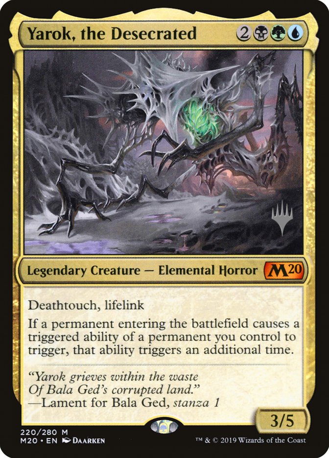 Yarok, the Desecrated (Promo Pack) [Core Set 2020 Promos] [Foil]