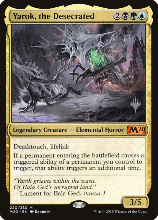 Yarok, the Desecrated (Promo Pack) [Core Set 2020 Promos] [Foil]