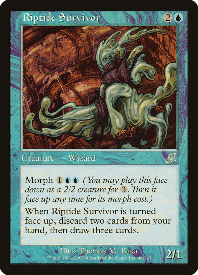 Riptide Survivor [Scourge] [Foil]