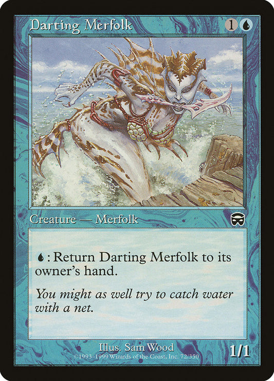 Darting Merfolk [Mercadian Masques] [Foil]