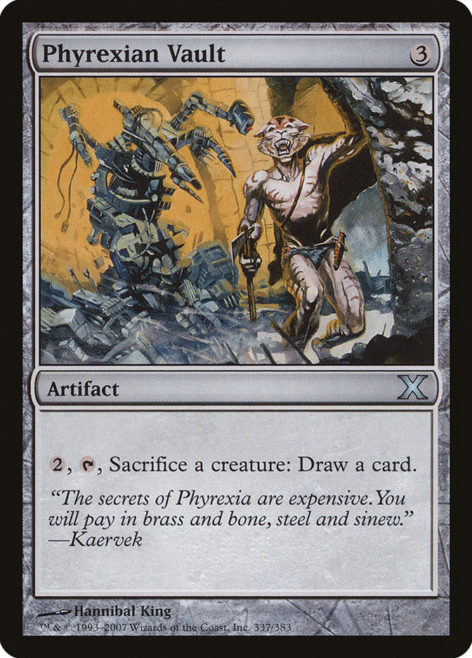 Phyrexian Vault [Tenth Edition] [Foil]