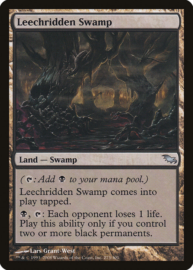 Leechridden Swamp [Shadowmoor] [Foil]