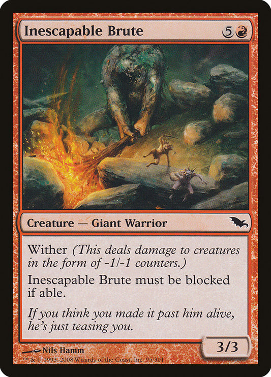 Inescapable Brute [Shadowmoor] [Foil]