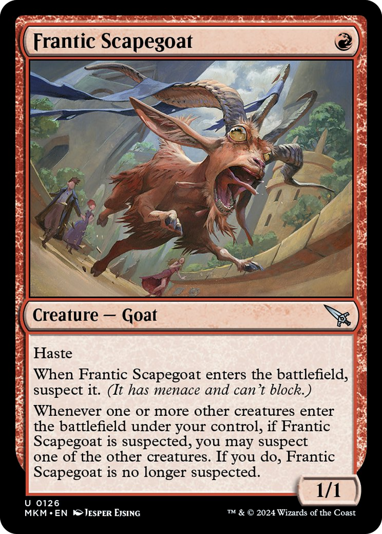 Frantic Scapegoat [Murders at Karlov Manor] [Foil]