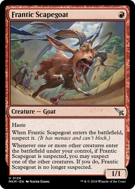 Frantic Scapegoat [Murders at Karlov Manor] [Foil]