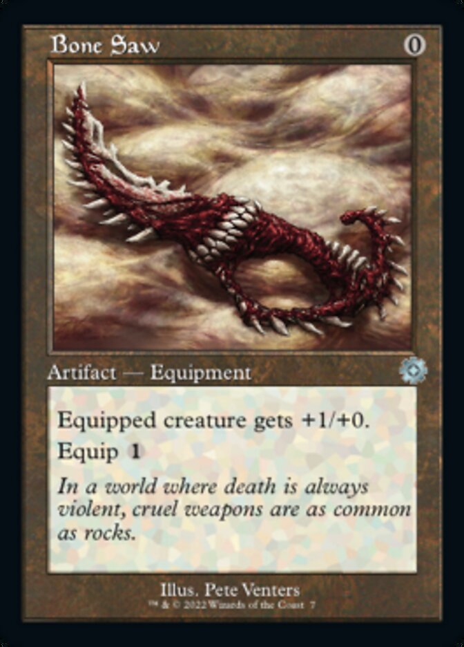 Bone Saw (Retro) [The Brothers' War Retro Artifacts] [Foil]