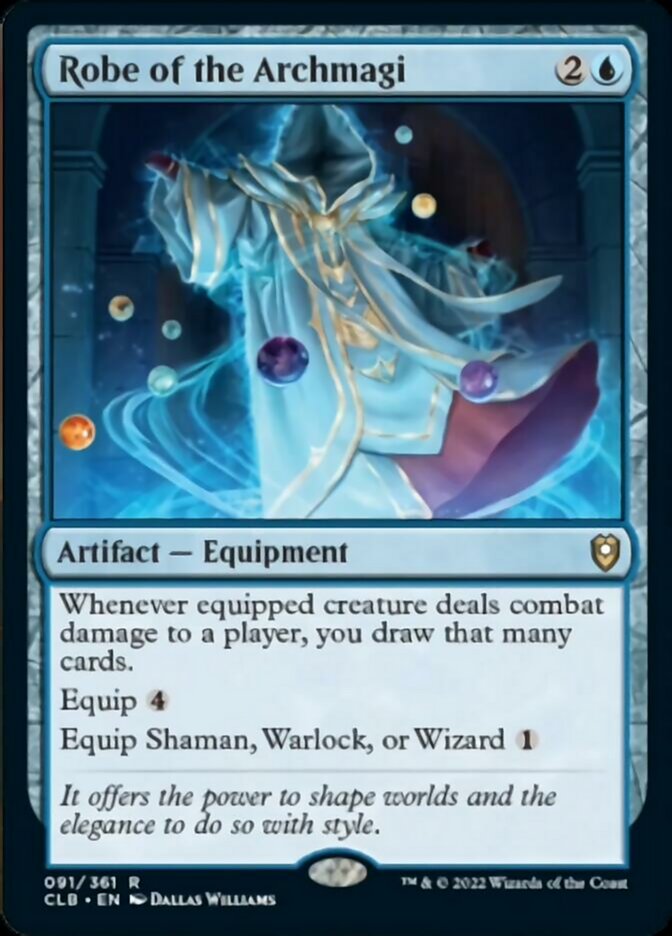 Robe of the Archmagi [Commander Legends: Battle for Baldur's Gate] [Foil]