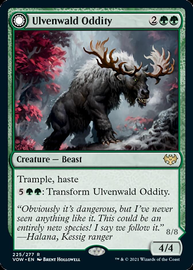 Ulvenwald Oddity // Ulvenwald Behemoth [Innistrad: Crimson Vow] [Foil]