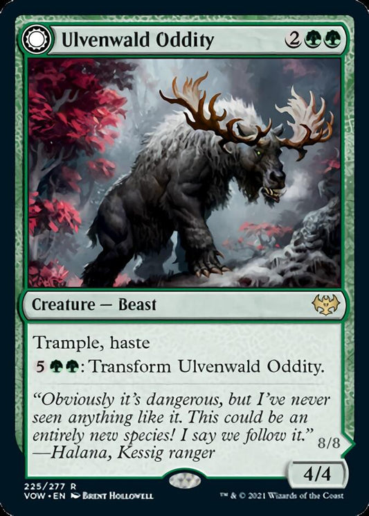 Ulvenwald Oddity // Ulvenwald Behemoth [Innistrad: Crimson Vow] [Foil]