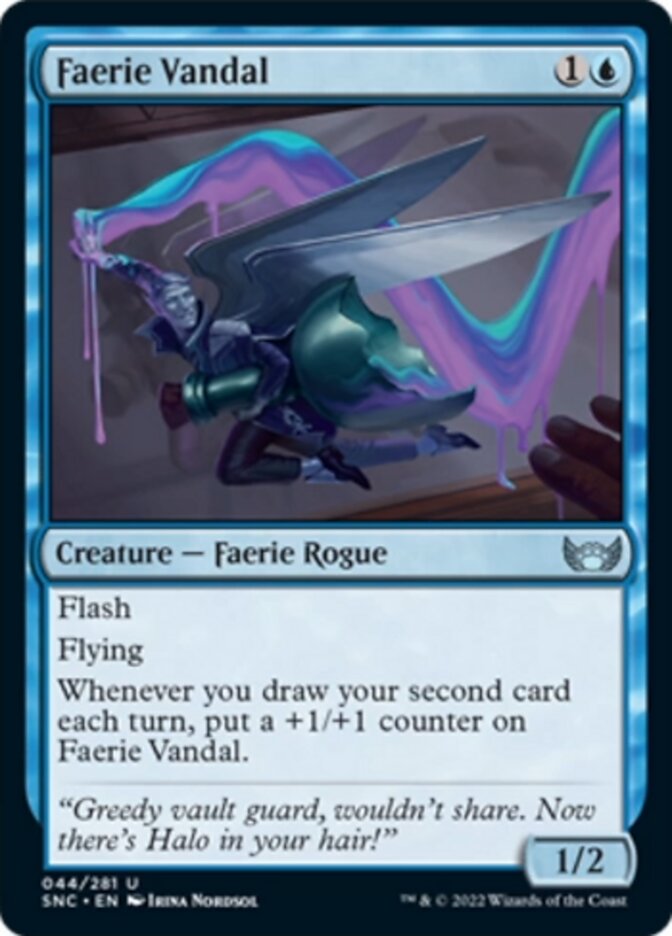 Faerie Vandal [Streets of New Capenna] [Foil]