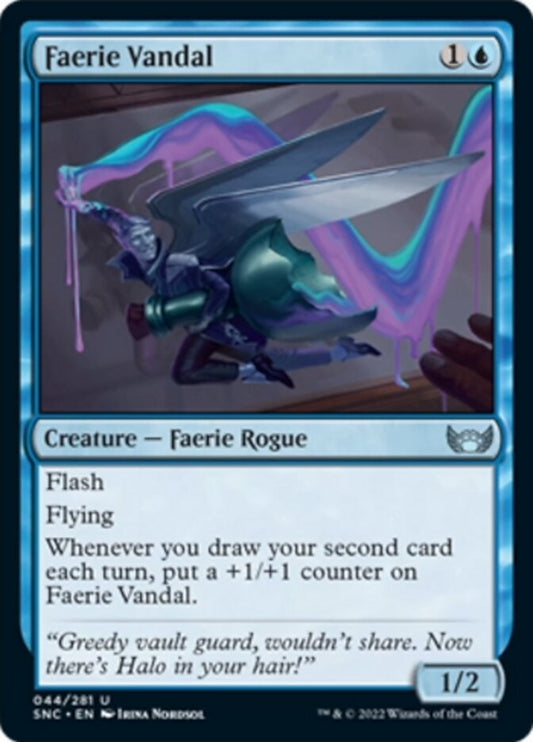 Faerie Vandal [Streets of New Capenna] [Foil]