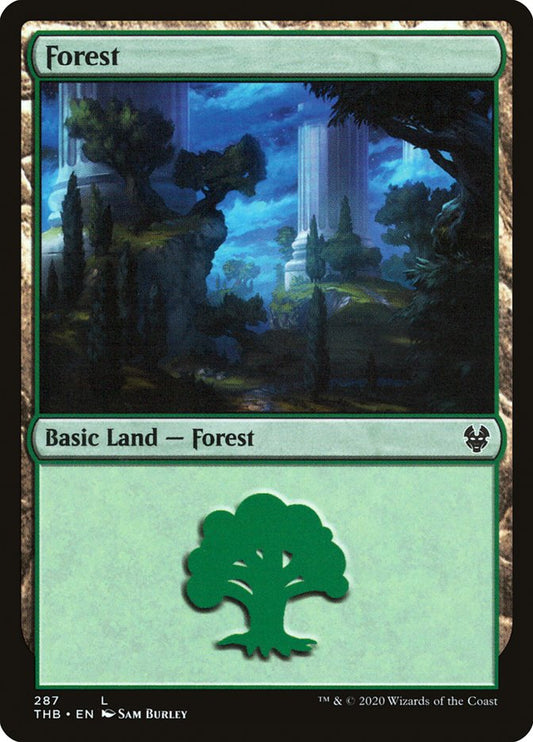 Forest (287) [Theros Beyond Death] [Foil]