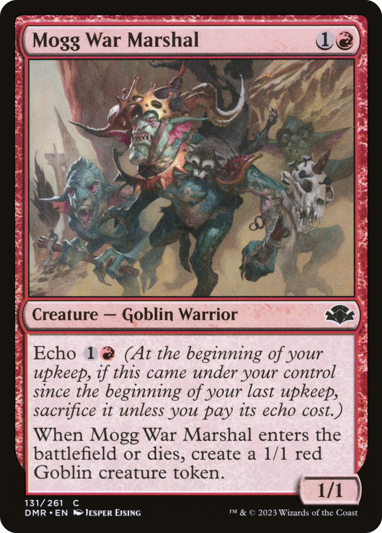 Mogg War Marshal [Dominaria Remastered] [Foil]