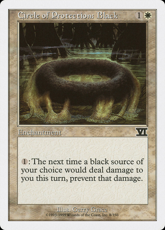 Circle of Protection: Black [Sixth Edition]