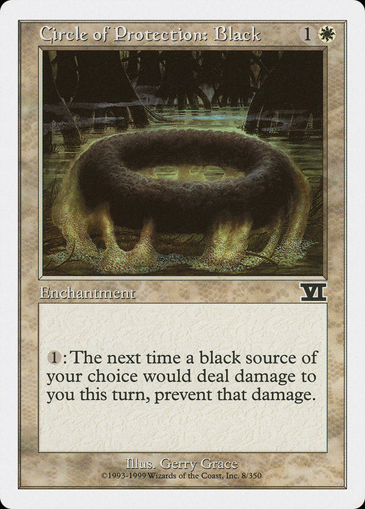 Circle of Protection: Black [Sixth Edition]
