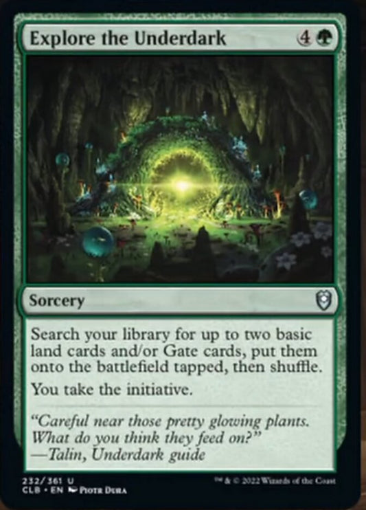 Explore the Underdark [Commander Legends: Battle for Baldur's Gate] [Foil]