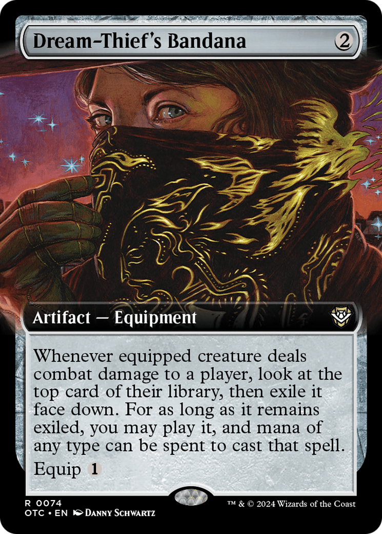 Dream-Thief's Bandana (Extended Art) [Outlaws of Thunder Junction Commander] [Foil]