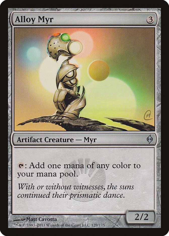 Alloy Myr [New Phyrexia] [Foil]