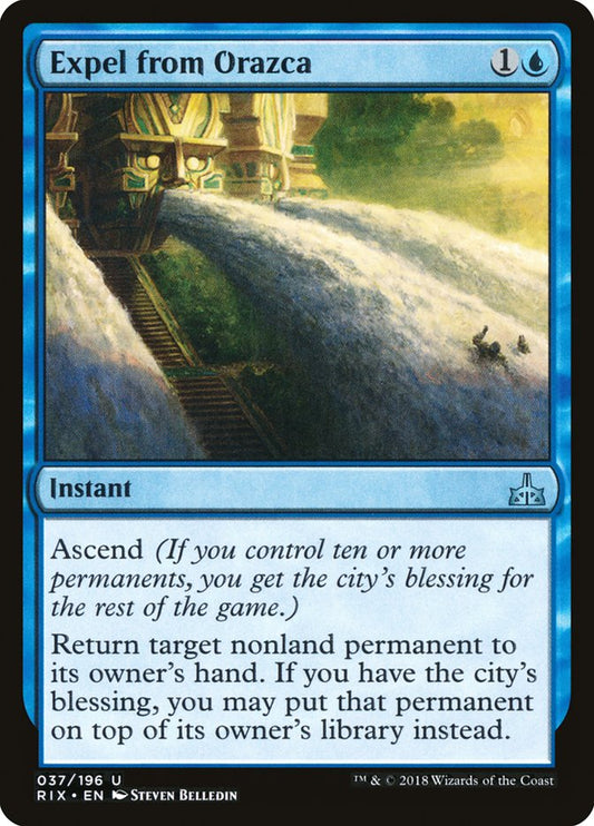 Expel from Orazca [Rivals of Ixalan] [Foil]