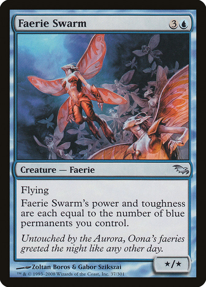 Faerie Swarm [Shadowmoor] [Foil]