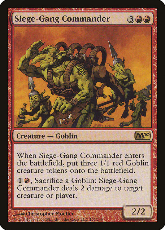 Siege-Gang Commander [Core Set 2010] [Foil]