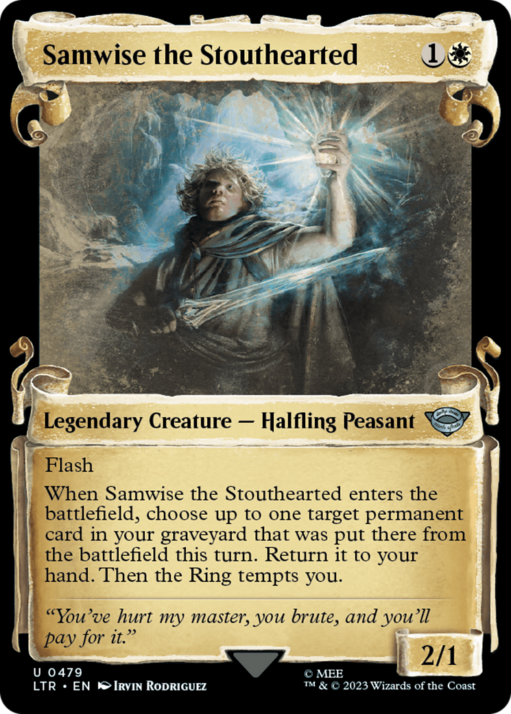 Samwise the Stouthearted [The Lord of the Rings: Tales of Middle-Earth Showcase Scrolls] [Foil]