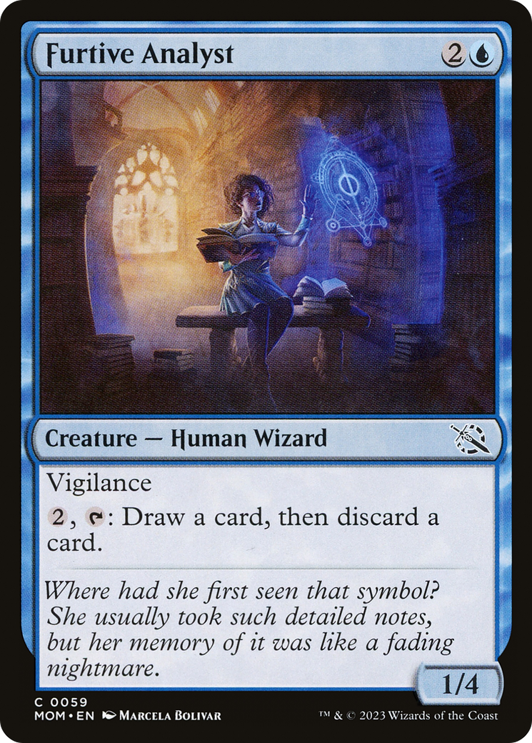 Furtive Analyst [March of the Machine] [Foil]