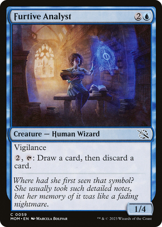 Furtive Analyst [March of the Machine] [Foil]