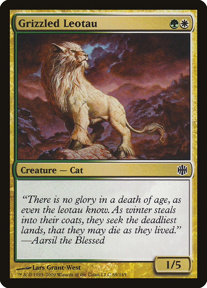Grizzled Leotau [Alara Reborn] [Foil]