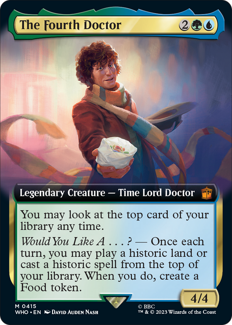 The Fourth Doctor (Extended Art) [Doctor Who] [Foil]