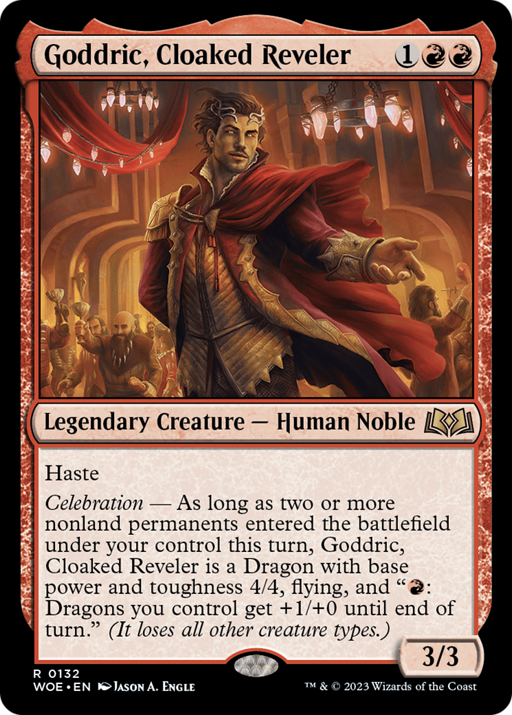 Goddric, Cloaked Reveler [Wilds of Eldraine] [Foil]