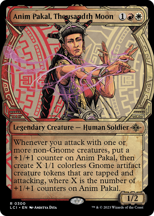 Anim Pakal, Thousandth Moon (Showcase) [The Lost Caverns of Ixalan] [Foil]