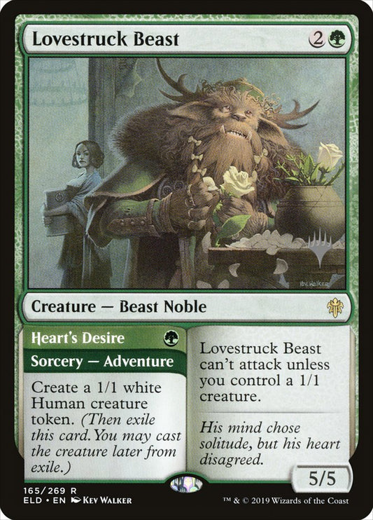 Lovestruck Beast // Heart's Desire (Promo Pack) [Throne of Eldraine Promos] [Foil]