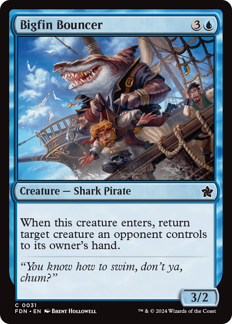 Bigfin Bouncer [Foundations] [Foil]