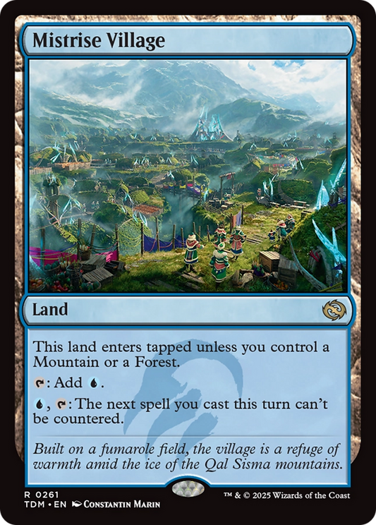 Mistrise Village [Tarkir: Dragonstorm] [Foil]