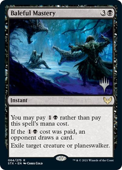 Baleful Mastery (Promo Pack) [Strixhaven: School of Mages Promos] [Foil]