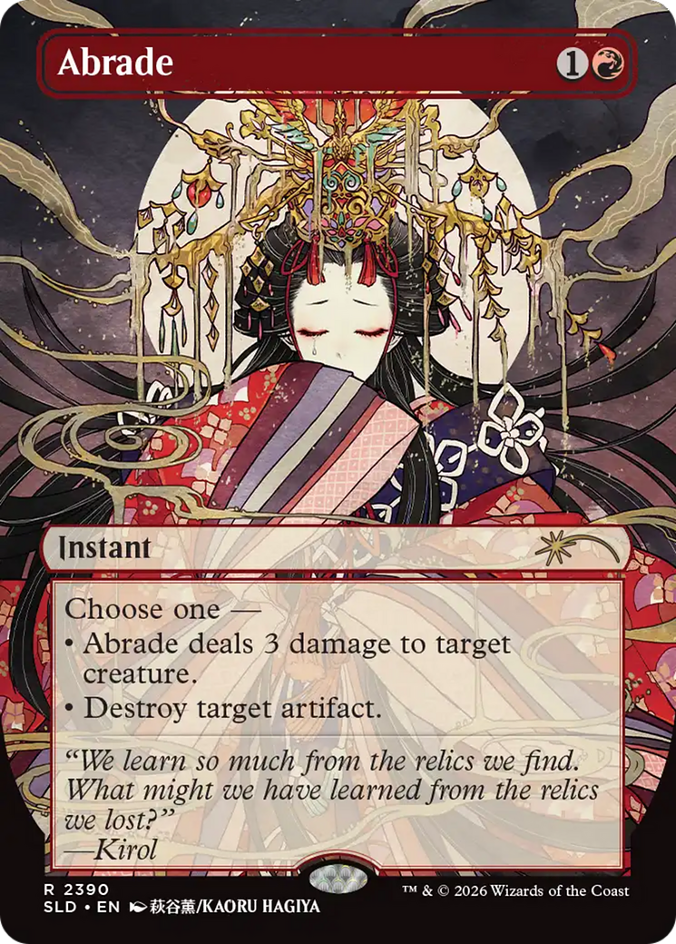 Abrade (2390) [Secret Lair Drop Series] [Foil]