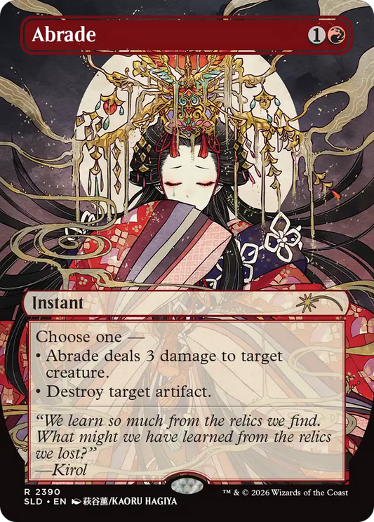 Abrade (2390) [Secret Lair Drop Series] [Foil]