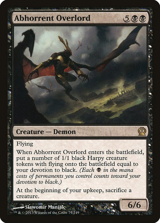 Abhorrent Overlord [Theros] [Foil]