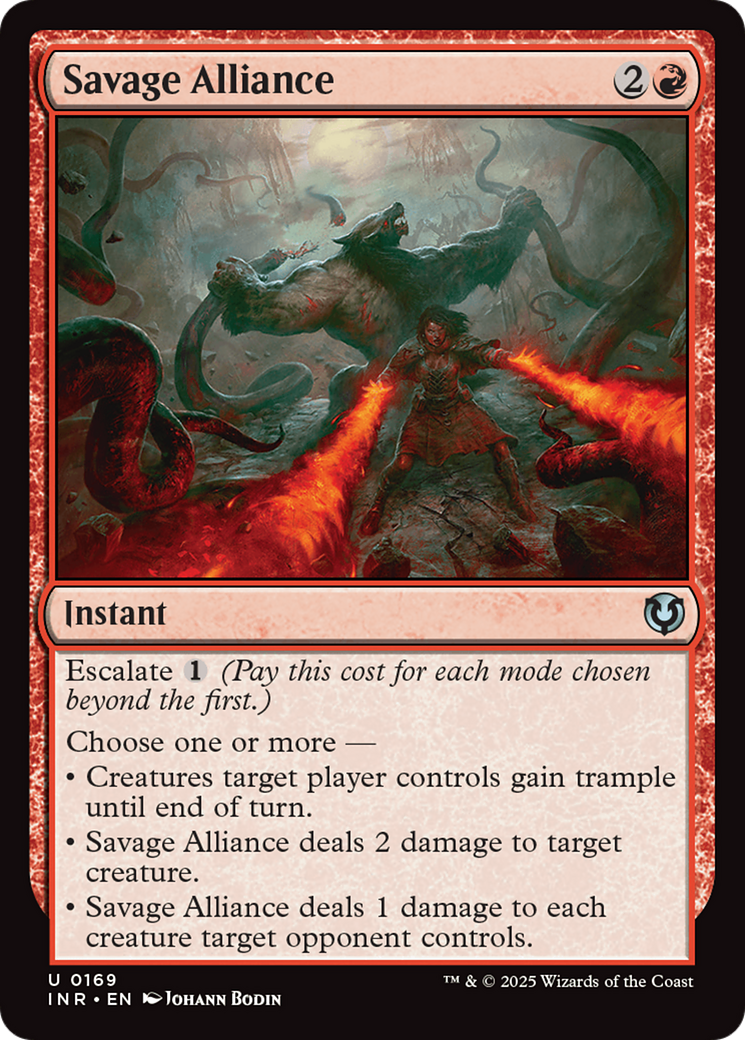 Savage Alliance [Innistrad Remastered] [Foil]