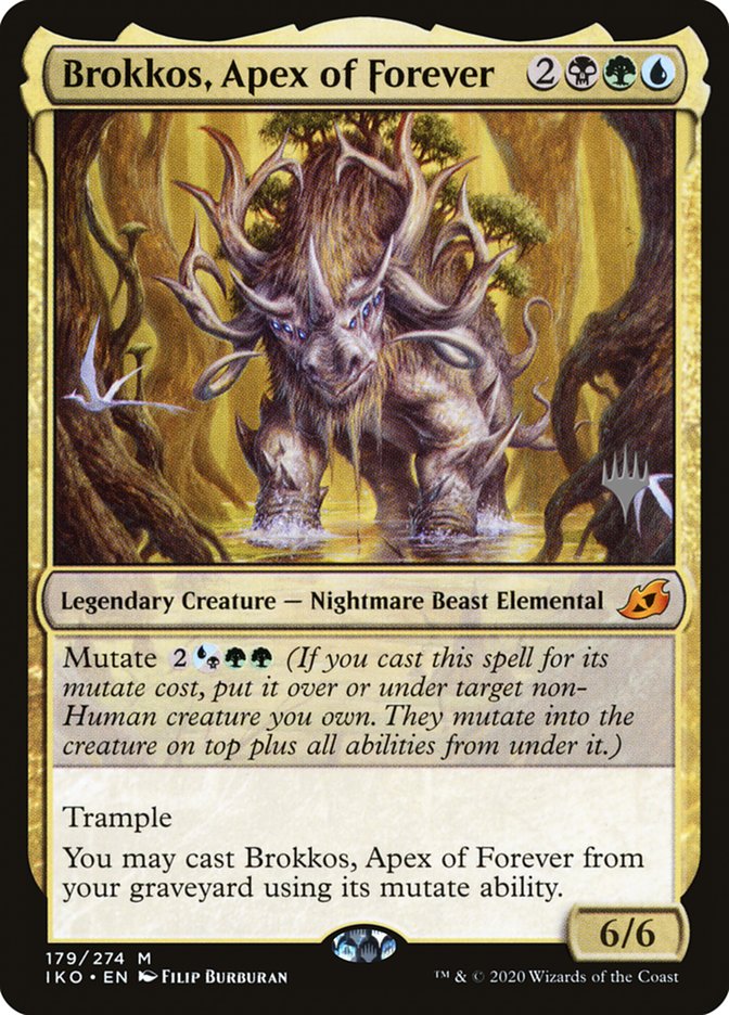 Brokkos, Apex of Forever (Promo Pack) [Ikoria: Lair of Behemoths Promos] [Foil]
